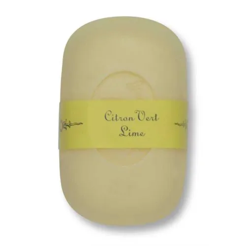 La Lavande Lime (Citron) Curved Boutique French Soap 100g
