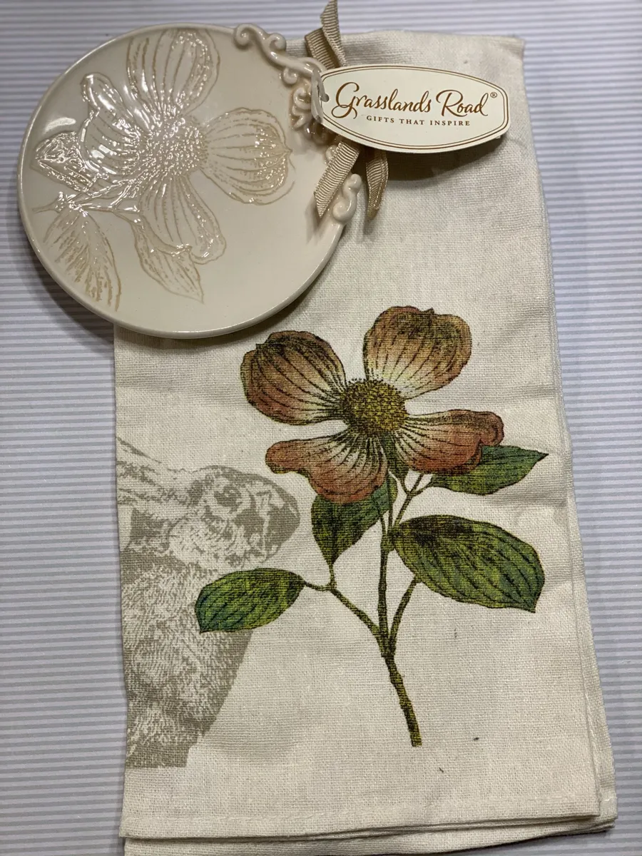 Nature Soap Dish With Guest Towel