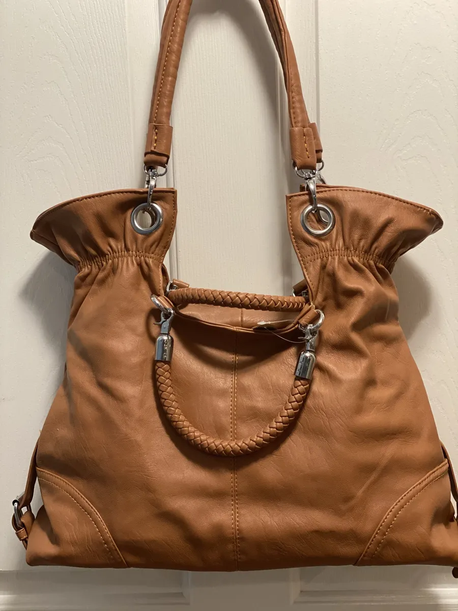 Fashion Simple Fashion Handbag Large Women/Shoulder Tote Bag - Orange
