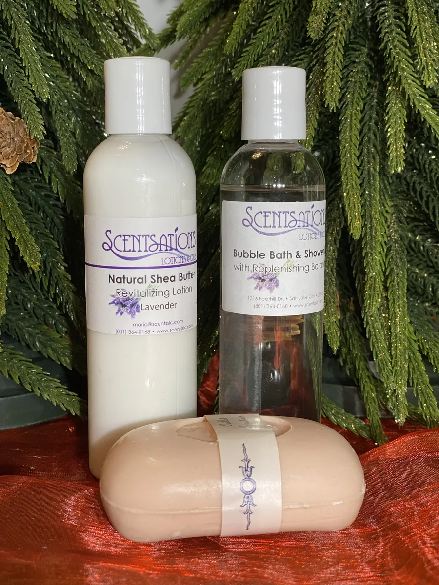 Gift pack Lotion, Shower Gel & French Soap